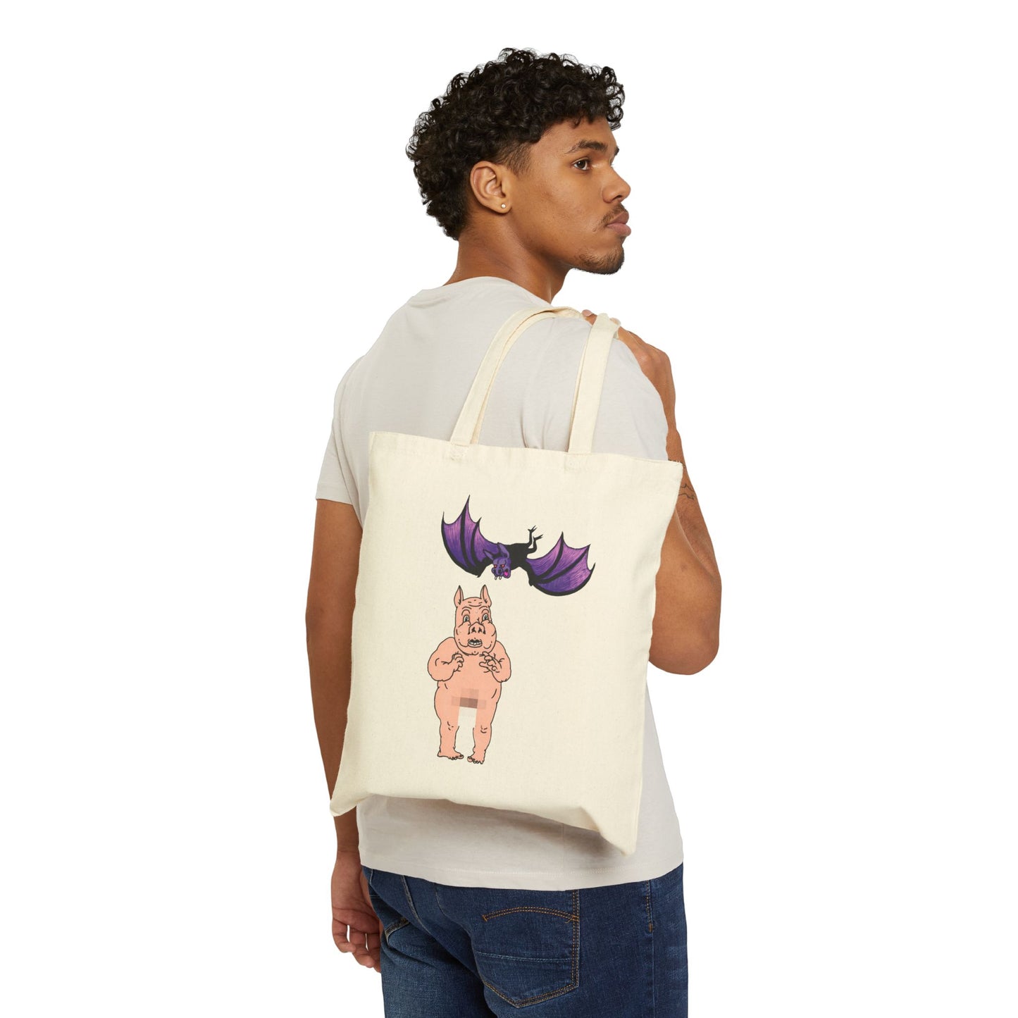 "Bonestripper" tote bag