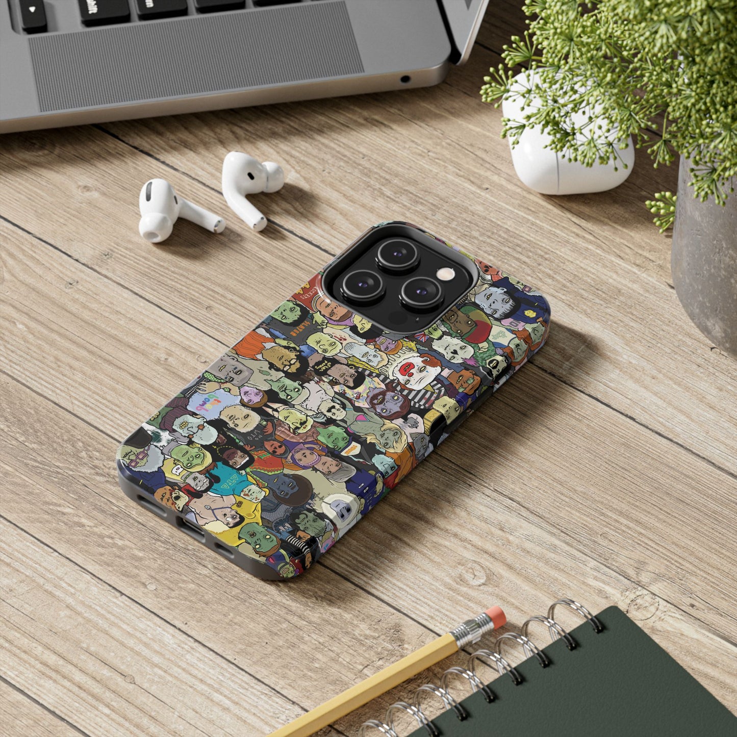 "Wall of Zombies" Phone Case
