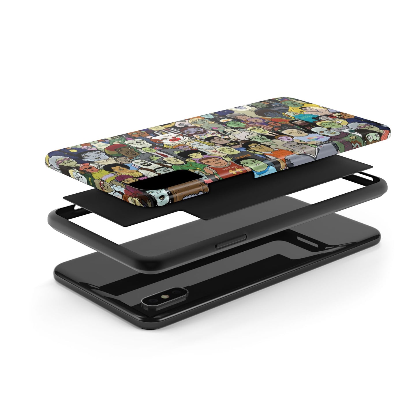 "Wall of Zombies" Phone Case