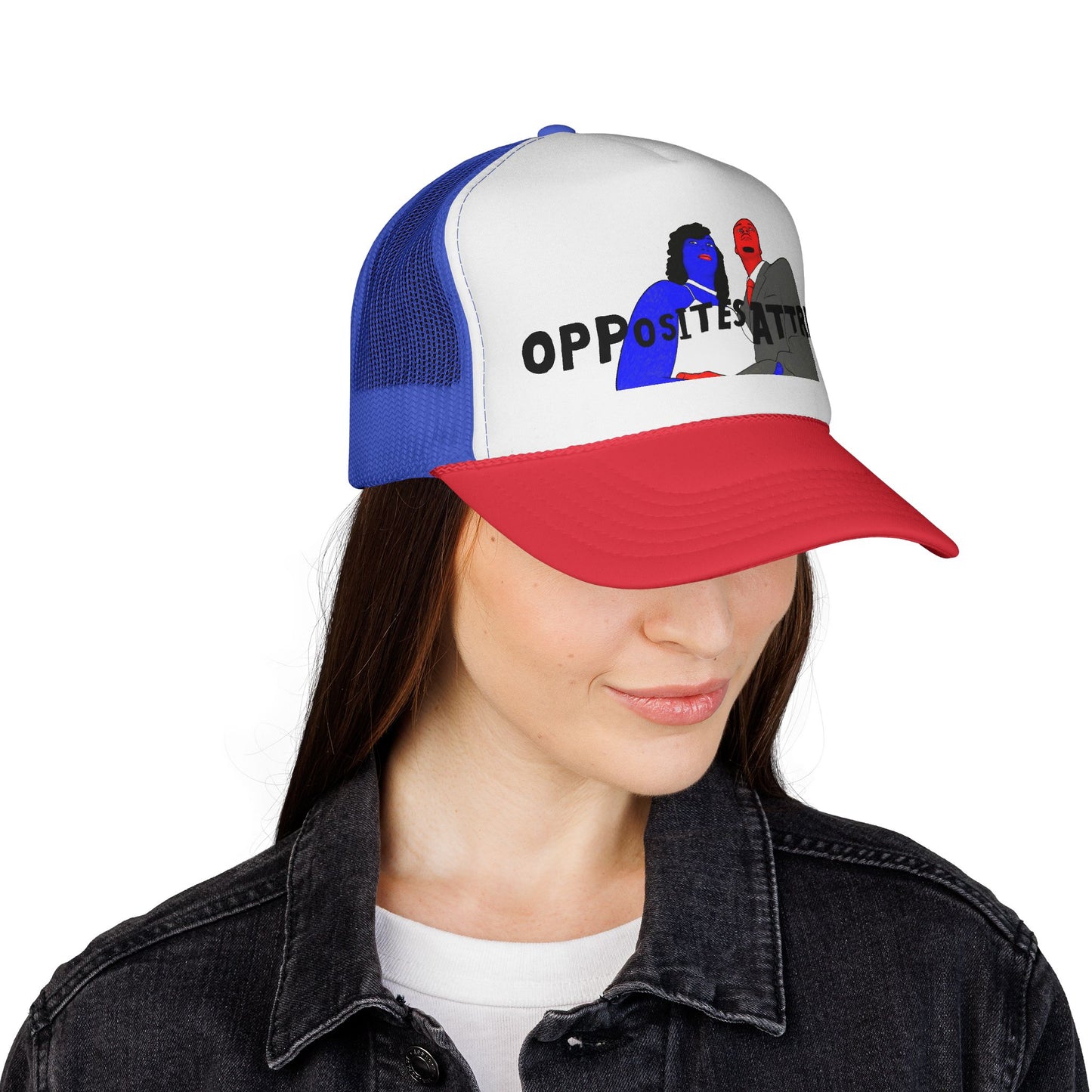 "Opposites Attract" Trucker Hat