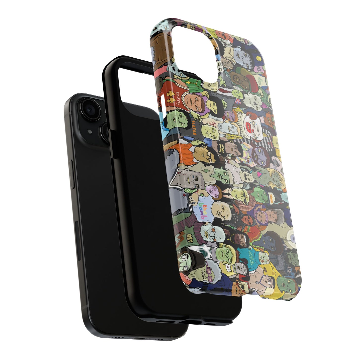 "Wall of Zombies" Phone Case