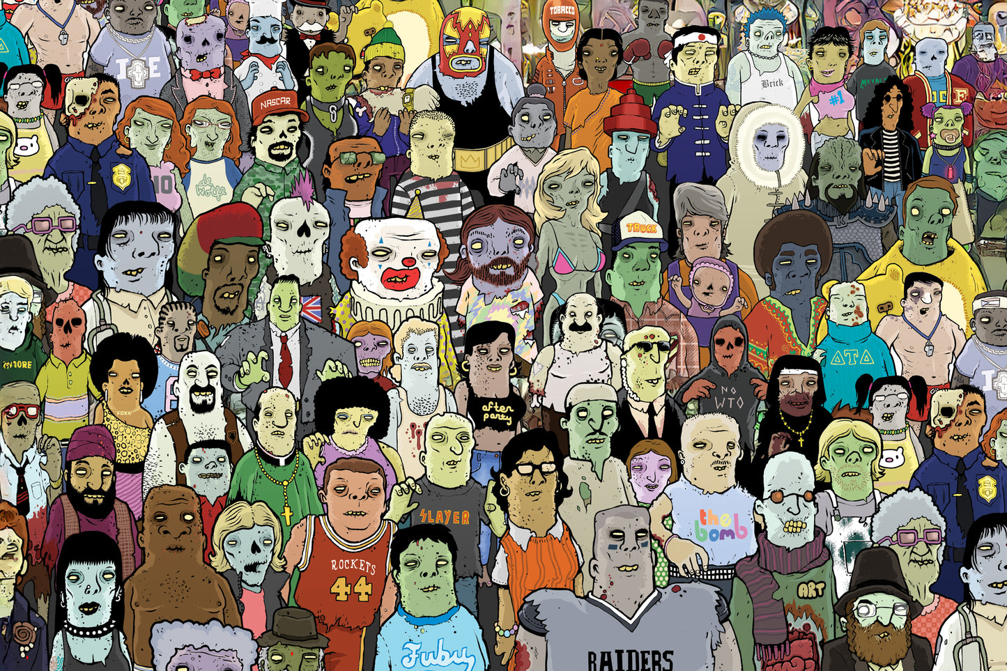 "Wall of Zombies" T-Shirt