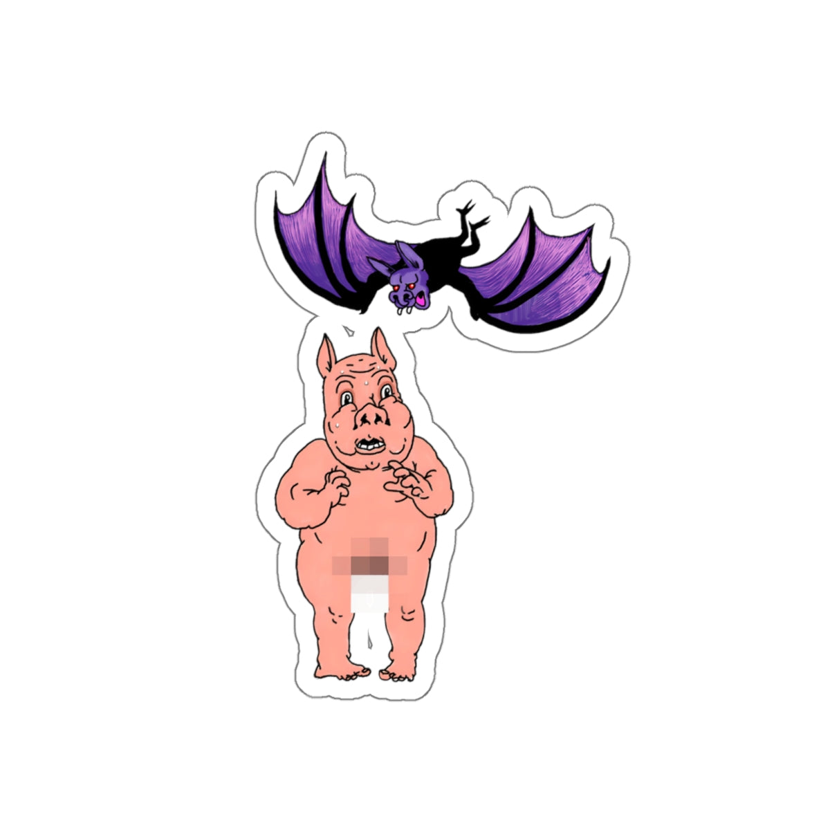 "Bonestripper" Die-Cut Sticker