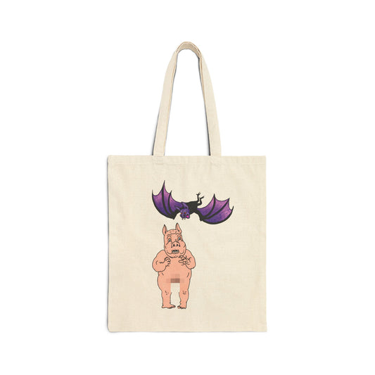 "Bonestripper" tote bag