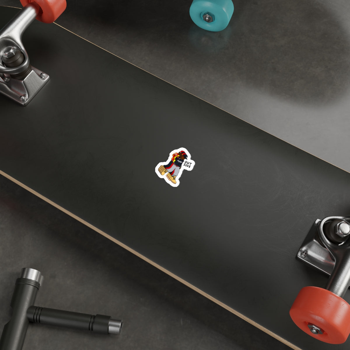 "Outside" Die-Cut Sticker