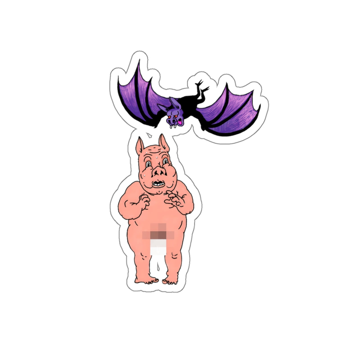 "Bonestripper" Die-Cut Sticker